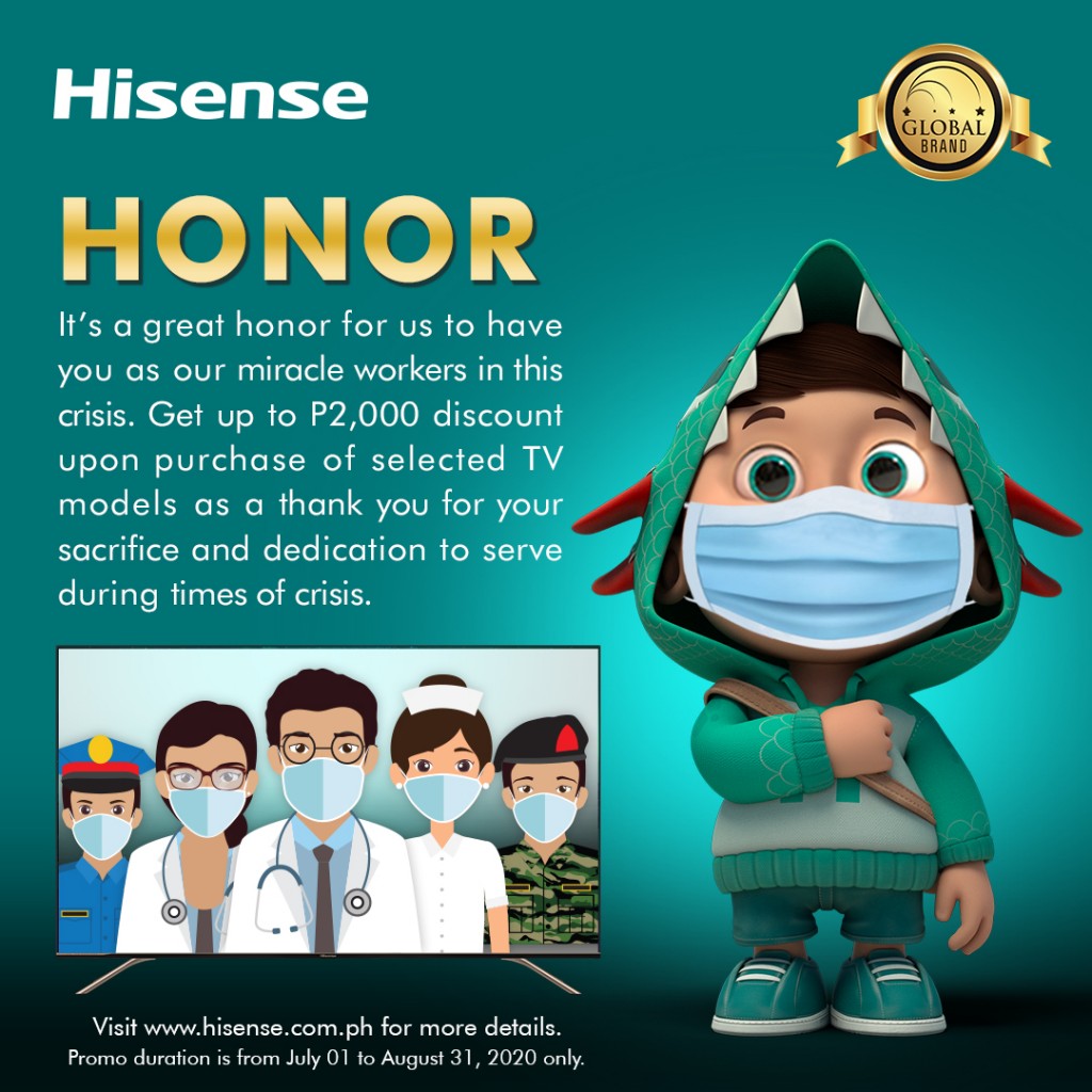 HISENSE HONOR PROMO