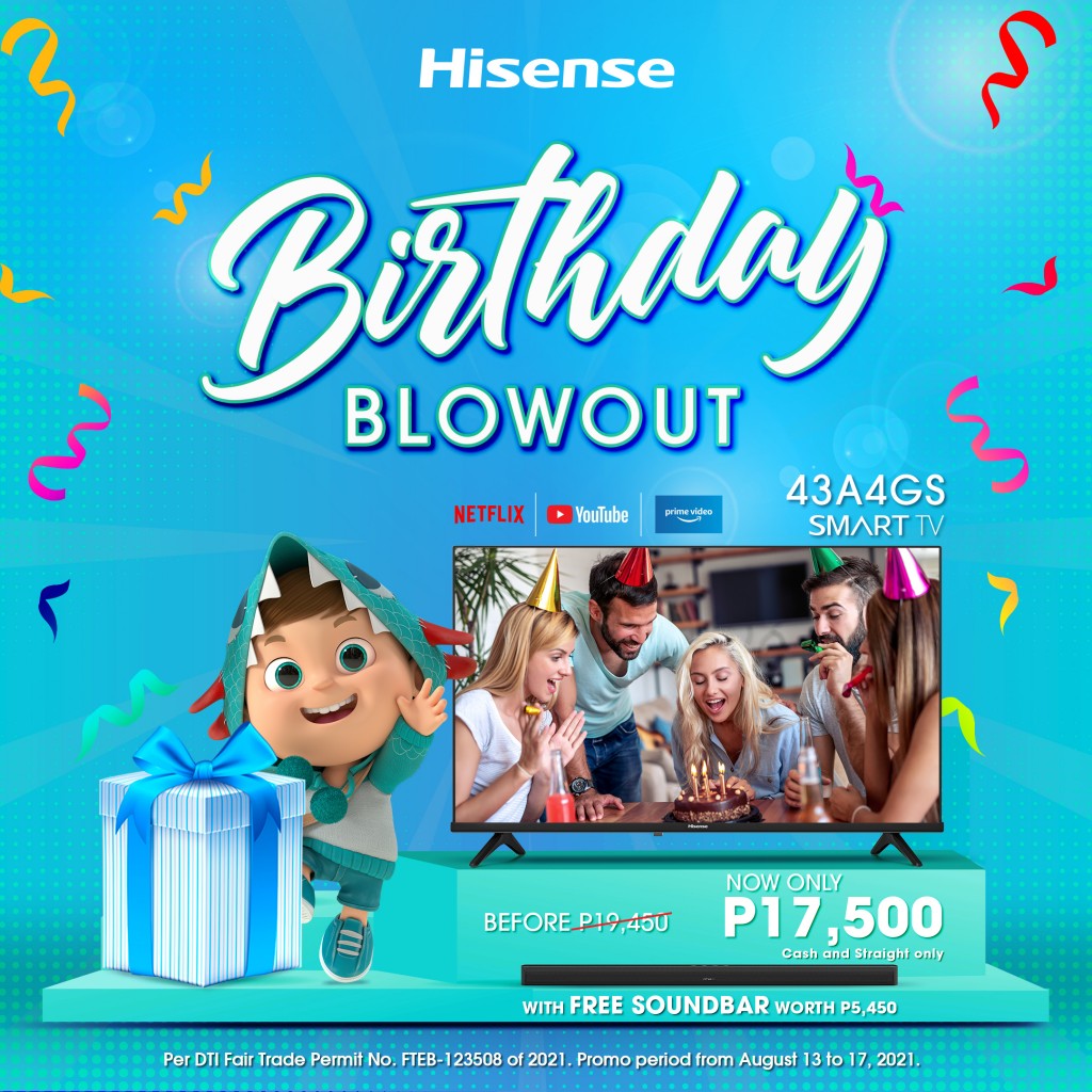 Hisense Birthday Blowout 1200 x 1200 01